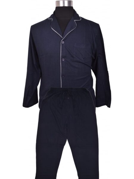 Espionage Plain Pyjama Size: 8XL, Colour: NAVY