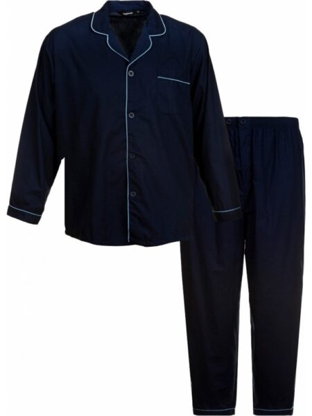 Espionage plain pyjama Size: 5XL, Colour: NAVY