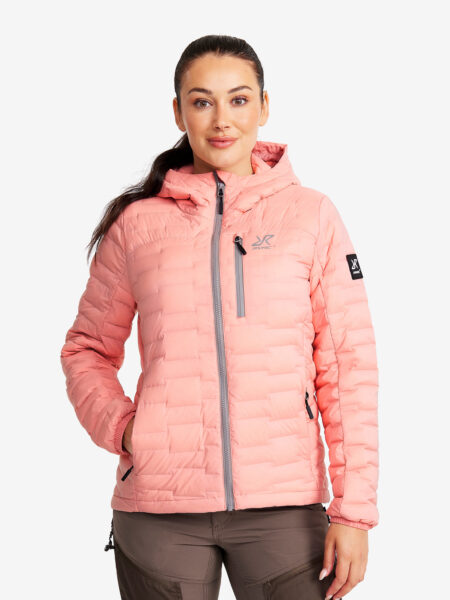 Flex Stretch Down Jacket Dame Blush, Størrelse:2XL - Vinterjakker