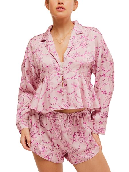 Free People Beauty Sleep Short Pajama Set