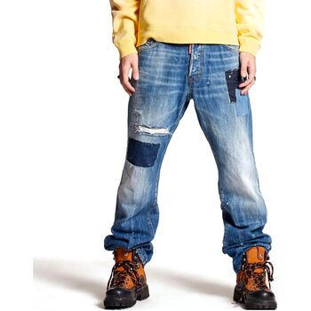 Jeans Dsquared MEDIUM PATCH WASH ROADIE JEANS