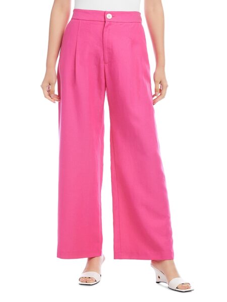 Karen Kane High Waisted Pleated Pants