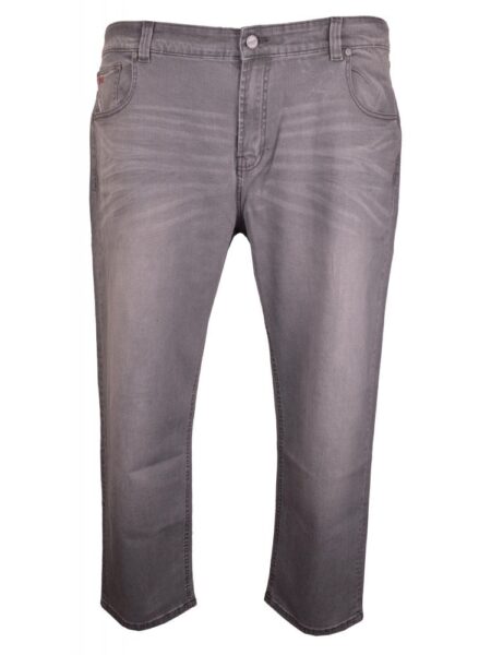 Mish Mash Stretch Fashion Five Pocket Jean Colour: GREY, Size: 52"