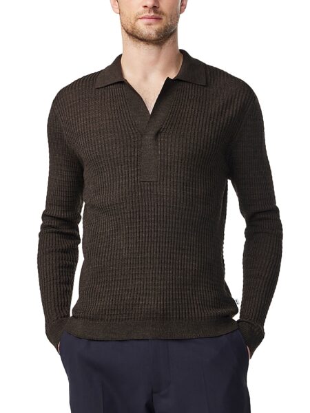 NN07 Huxley Long Sleeve Polo Sweater