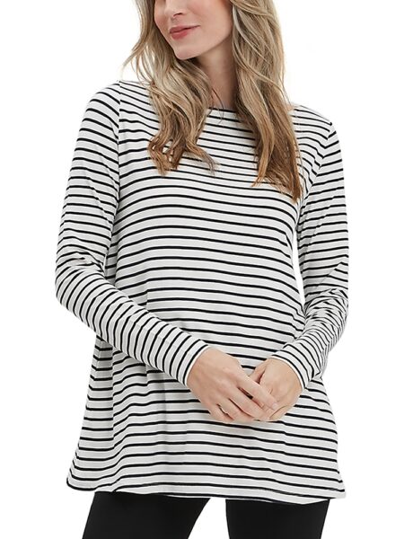 Nom Maternity Boat Neck Tee