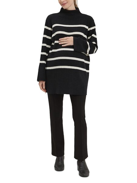 Nom Maternity Sarabeth Striped Nursing Sweater