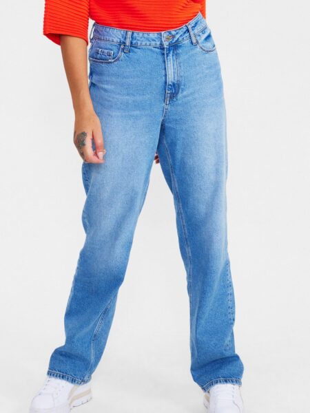 Nümph - NULOUSIANNA JEANS - Medium Blue Denim - 42 - Blå - Pants