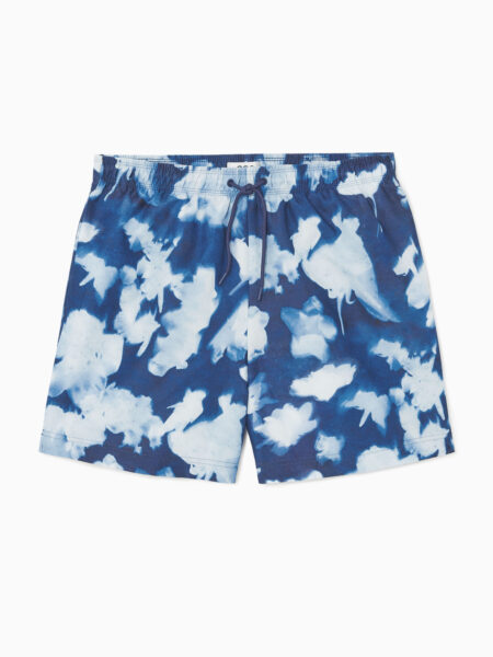 PRINTED DRAWSTRING SWIM SHORTS