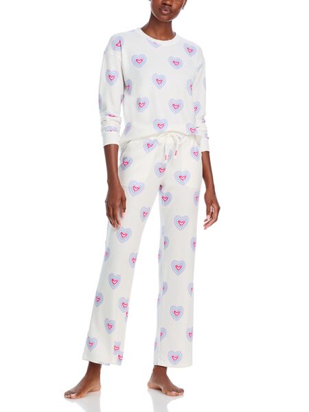 Pj Salvage Peace & Love Thermal Pajama Set