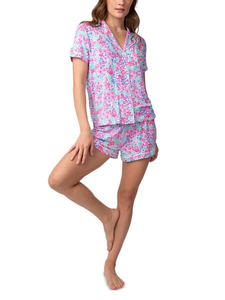 Pj Salvage x Ramy Brook Beach Boutique Shorts Pajama Set