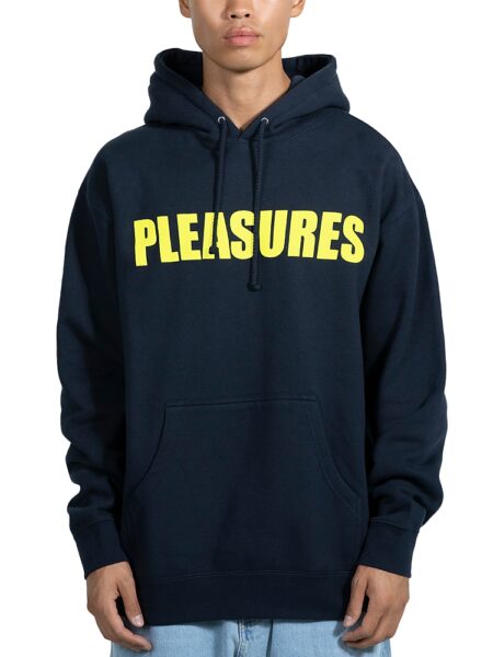 Pleasures Security Graphic Logo Print Hoodie