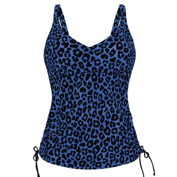 Rosa Faia Batik Safari Tankini Top Blå Mønster E 44 Dame