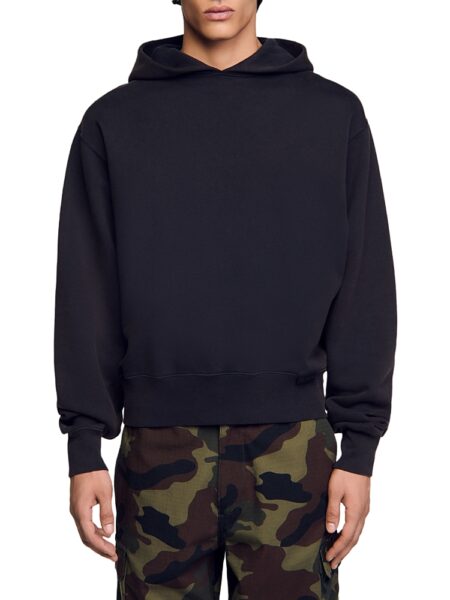 Sandro Cold Dyed Pullover Hoodie