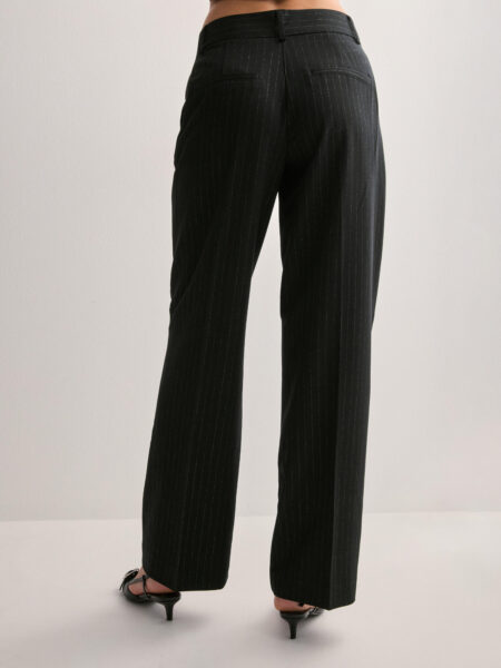 Selected Femme - Sort - Slfeli-Rita Mw Wide Pant