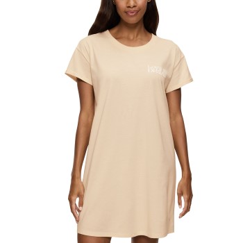 Triumph Nightdress Short Sleeve Creme bomuld 42 Dame