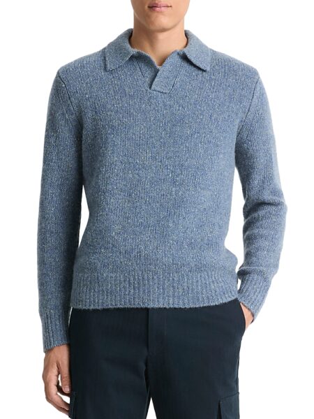 Vince Cashmere Textured Donegal Sweater