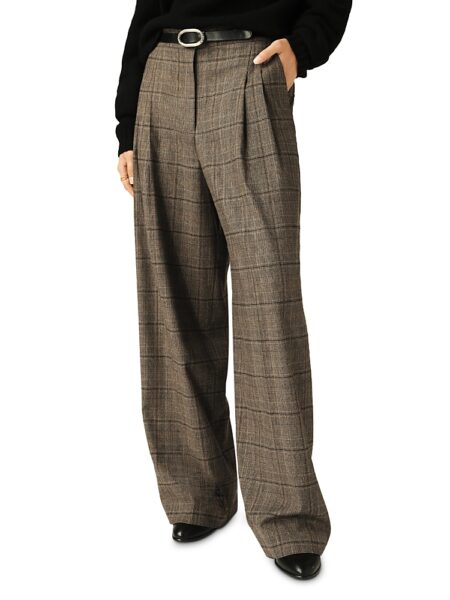 ba & sh Cadwin Plaid Pants