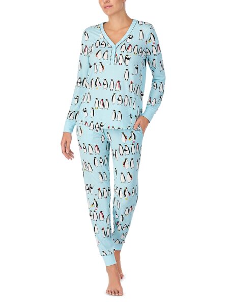 kate spade new york Jersey Henley Pajama Set